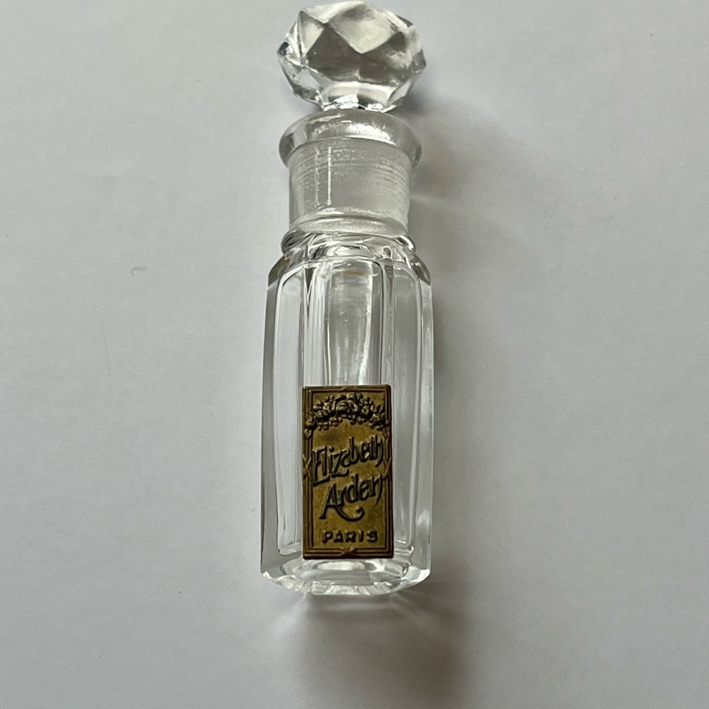 Antique Elizabeth Arden Cupid’s Breath Mini Crystal Perfume Bottle
